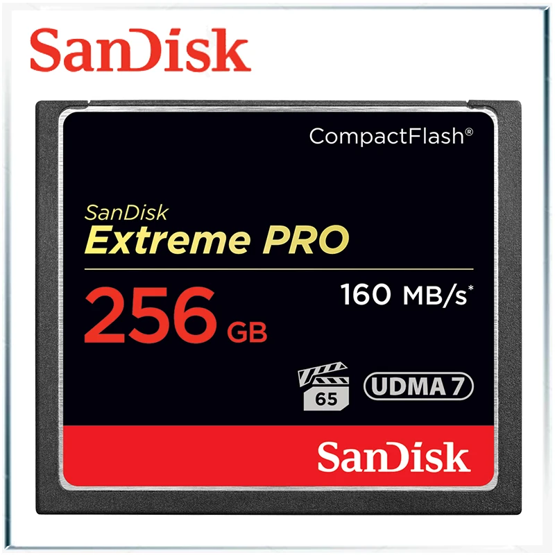 Sandisk extreme pro compactflash карта памяти sd компактная флеш cartao memoria 256 ГБ placa de video business|Карты