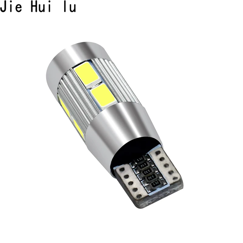 1 шт. автомобисветодиодный Светодиодная лампа T10 Canbus 194 W5W 10 SMD 5630 5730|Сигнальная