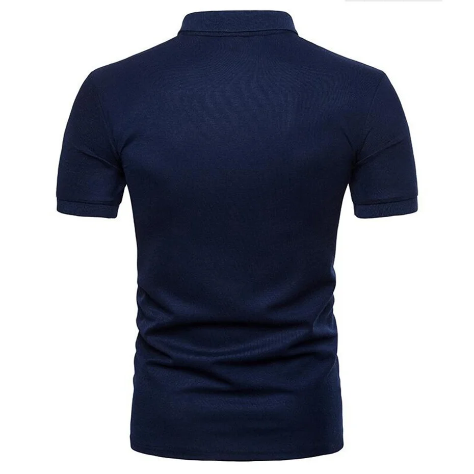 ZOGAA Высокое качество Мужские топы Мужские рубашки поло бизнес мода Slim Fit с коротким рукавом рубашки поло мужская рубашка с коротким рукавом