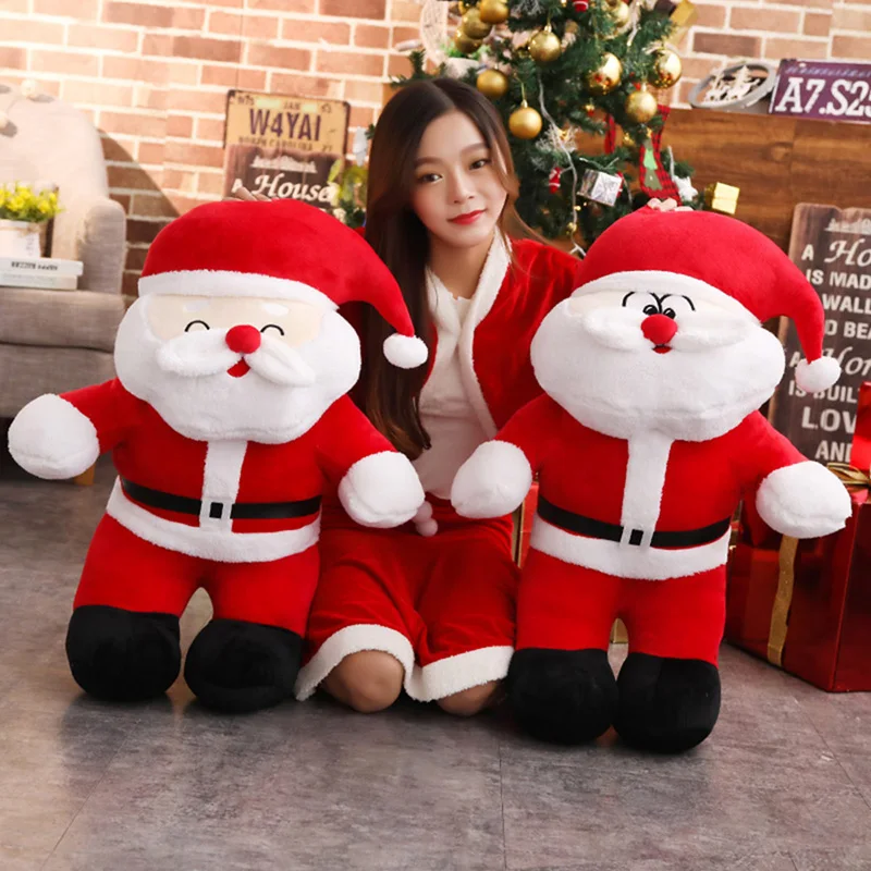 big stuffed santa claus