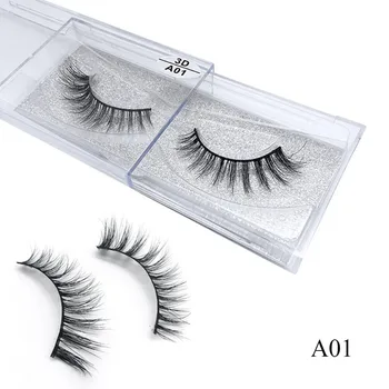 

3pcs/lot 3D Mink False Eyelashes Natural Crossing Full Strip Fake Eye Lashes Cilios Upper Wispy Strip Long Volume Eyelash