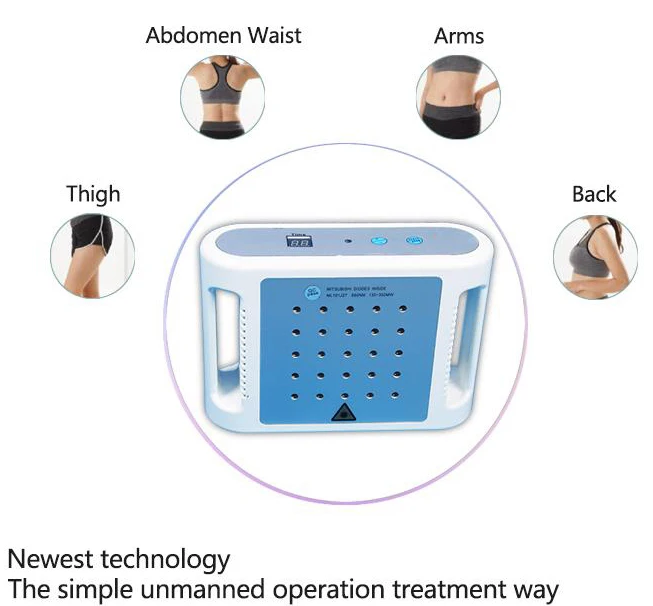 

X-LASH High Quality Mini Lipo Laser 650nm Wavelength Weight loss Slimming Machine Lipo Liposuction Home Use ML101J27
