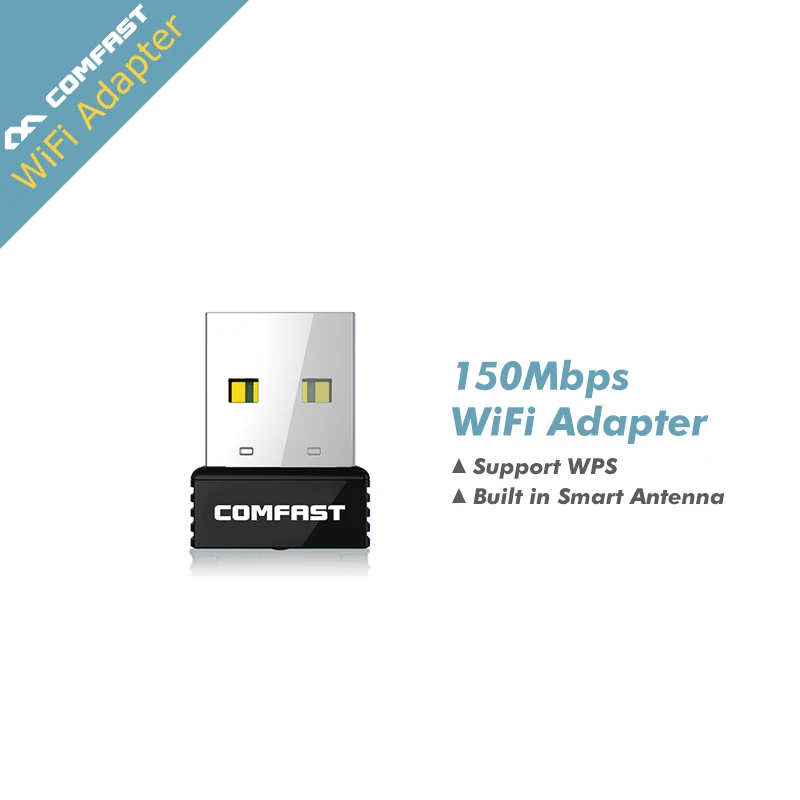 

10pcs/lot Comfast 150Mbps Mini Wireless USB Wifi Adapter LAN Antenna WPS Network Adapter WI FI 802.11n/g/b RTL8188EU with CD