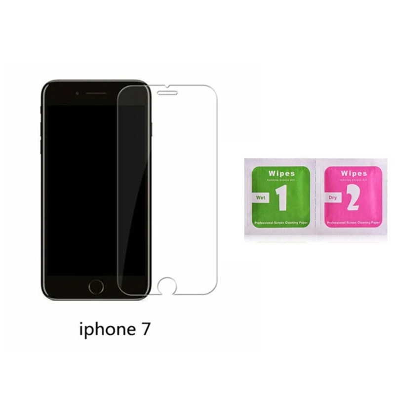 Высококачественное Закаленное стекло для iPhone 7 9H Защитная пленка экрана 100%