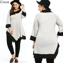 Женская одежда больших размеров, повседневные свободные футболки с отворотным воротником, базовая футболка, размер d, три четверти, рубашка больших размеров