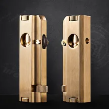 WZH ручной работы ретро латунные трубы Автоматическая зажигалка