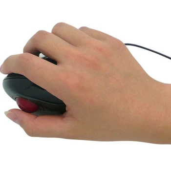 

Hot Sale Thumb-Controlled Handheld Wired Trackball Mice Mouse