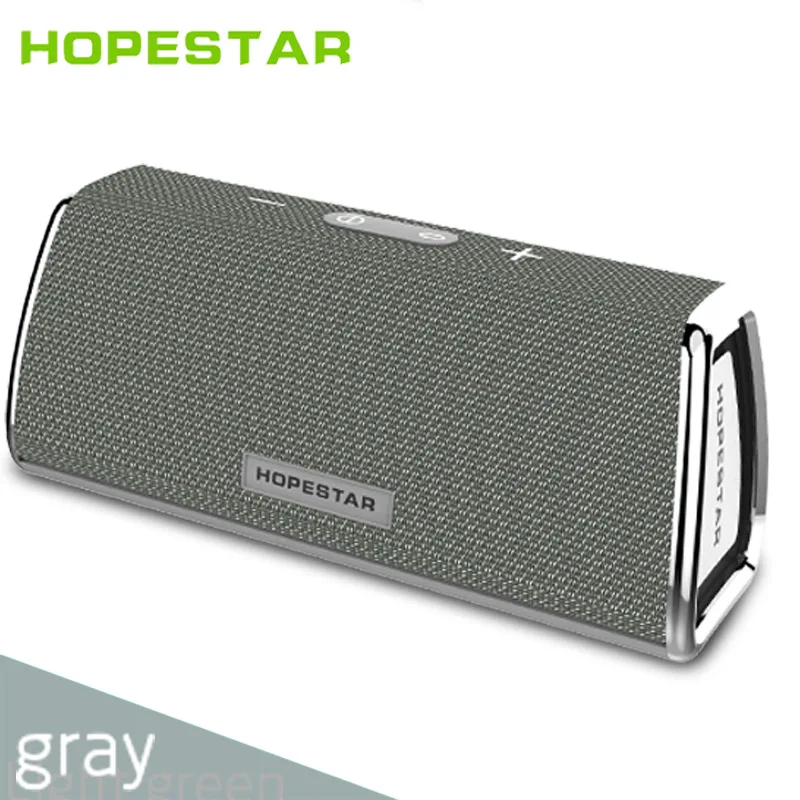 HOPESTAR H23 беспроводной IPX6 Водонепроницаемый Bluetooth динамик домашний кинотеатр для ТВ динамик s Открытый Портативный Саундбар громкий динамик коробка - Цвет: gray