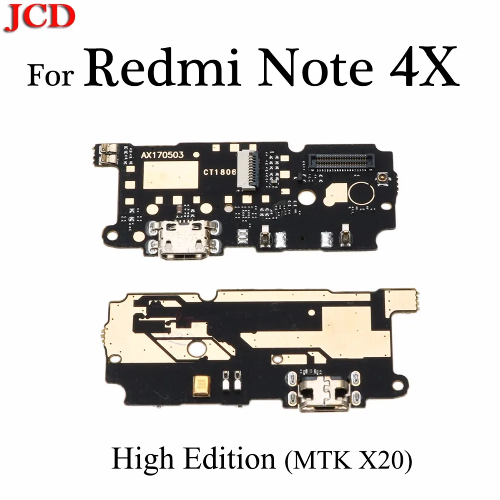 Плата микро зарядного устройства JCD с USB разъемом для Xiaomi Redmi Note 4x x20 зарядный
