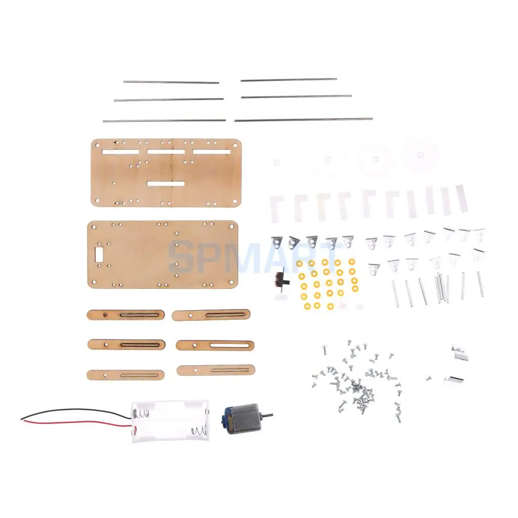Electric Robot Model Toy DIY Physical Mini Motor Electrical Circuit Kits Physics Science Experiments Educational