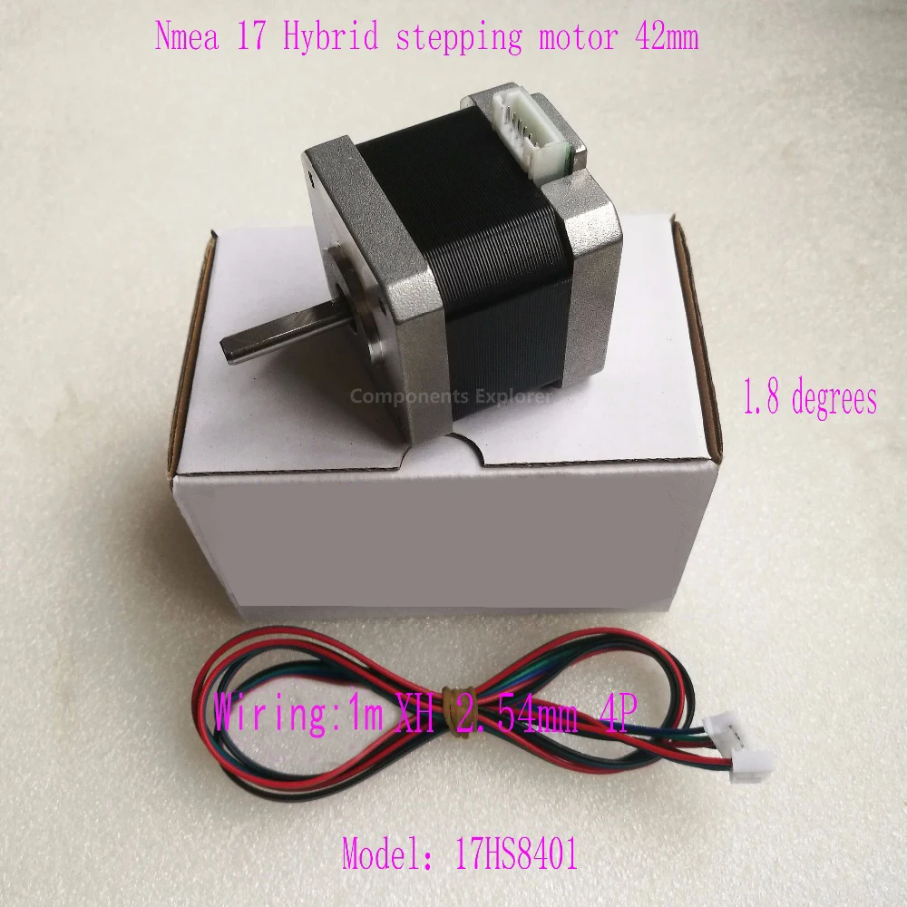 Nema17 шаговый двигатель 1.7A 17HS8401 для двигателя 3D принтера и ЧПУ XYZ|nema 17 motor|nema 173d printer