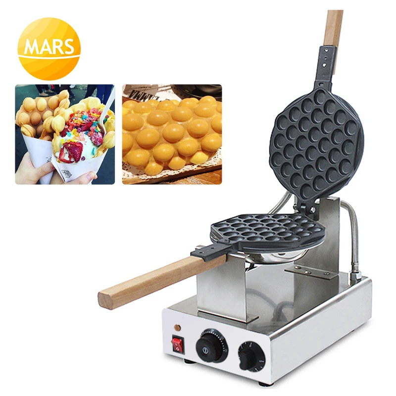 

Commercial Electric Eggettes Puff Cake Iron Maker Hong Kong Egg Waffle Machine 110V /220V Non-stick Pan Bubble Egg Cake Oven