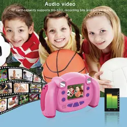 Мини Детская Цифровая камера 2 дюйма мультфильм милый Камера обучающие игрушки для детей подарок на день рождения 1080 P малыша игрушечная