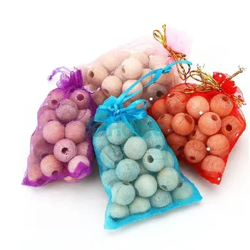 

10 Packs Cedar Moth Balls Wood Camphor Bug Repellent Wardrobes Cloth