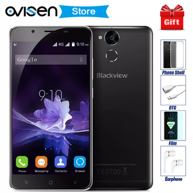 Смартфон Blackview P2 с 5 дюймовым дисплеем восьмиядерным процессором MTK6750 ОЗУ 4 Гб ПЗУ