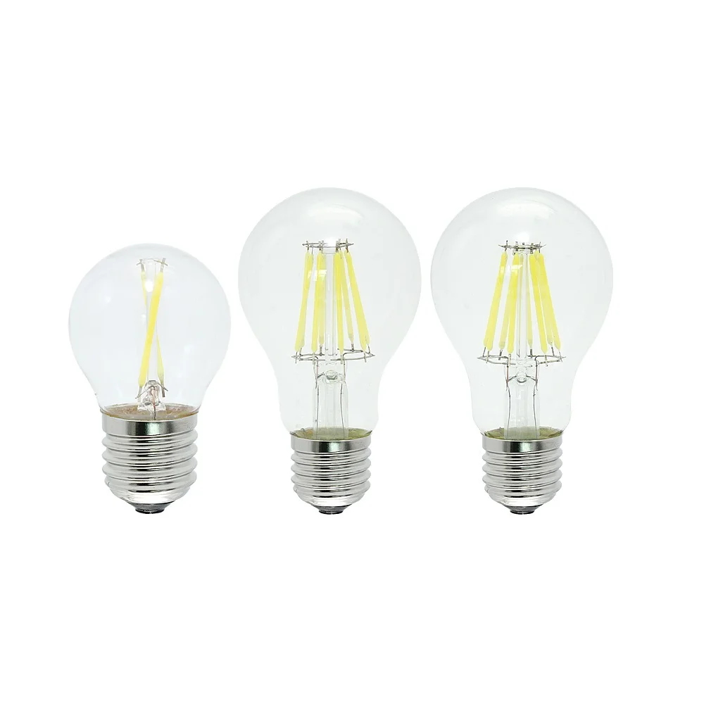 E27 лампа со светодиодной нитью накаливания затемнения 4 W 8 12 16 220 V 230 Эдисон Ретро