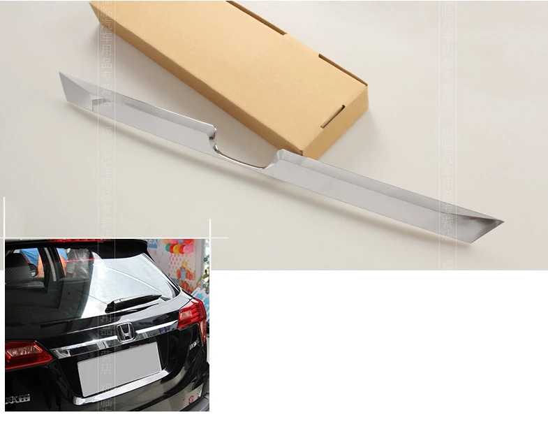 Для Honda HRV HR V Vezel 2014 2015 2016 ABS Chrome внешняя задняя дверь крышка багажника декоративные