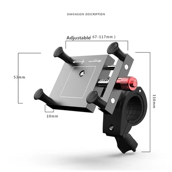 

Aluminum Alloy Stand Holder Bike Lightweight Adjustable Handlebar Sale