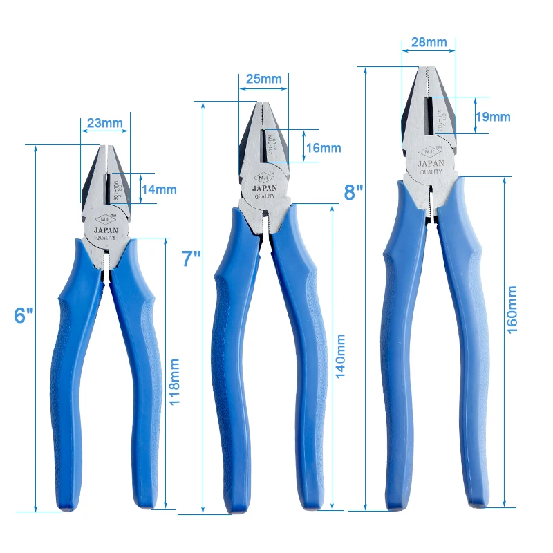 Cutting Plier Sizes
