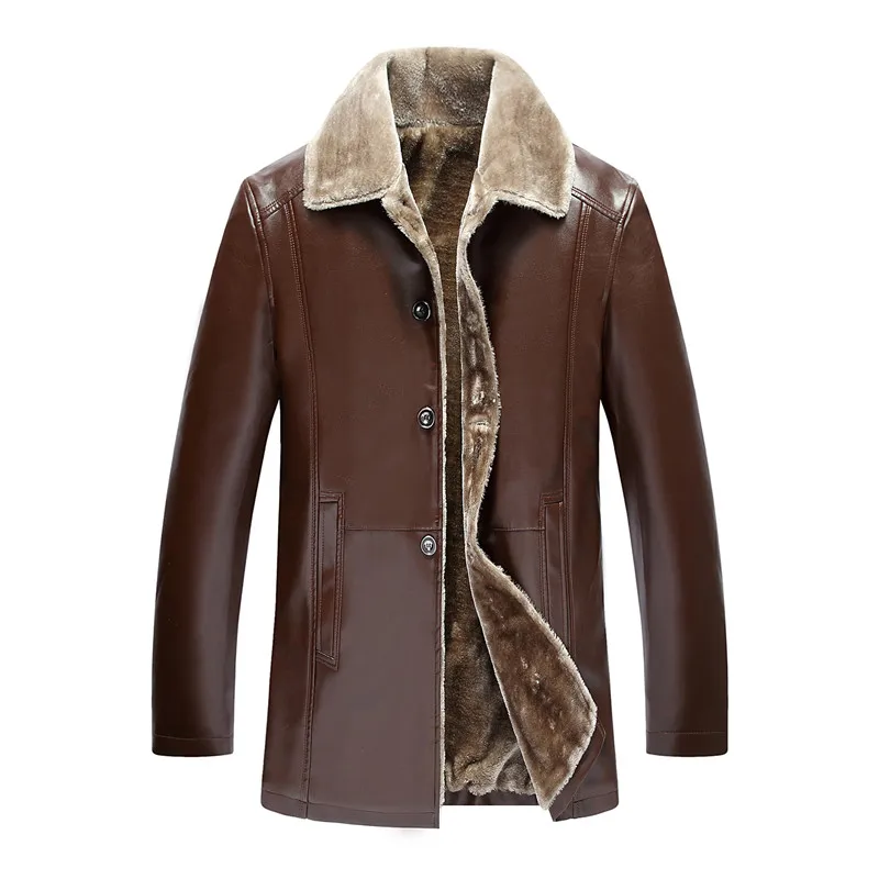 2 цвета, мужские новые стильные куртки, зимнее пальто, Мужская теплая кожаная куртка из натуральной кожи, мужская кожаная куртка, Мужская мотоциклетная куртка