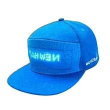 Светодиодный светящийся головной убор, цветная кепка со светодиодами, крутая шляпа с экраном, водонепроницаемый светодиодный контроль смартфона DX88