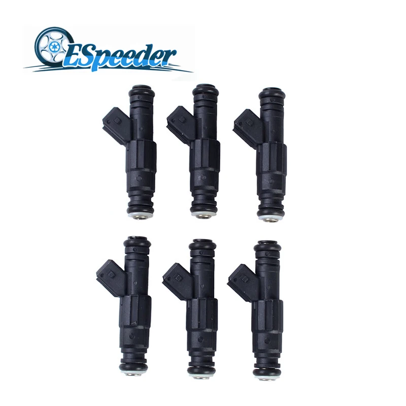 

ESPEEDER 6pcs 650cc High Impedance Turbo Fuel Injector High flow Nozzle Fuel Injector 1 Hole Engine Parts Injection