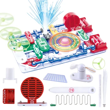 

Snap Circuits STEM Toys for Children Educational Learning Integrated Building Blocks Circuit Brick Science Physics Experiment