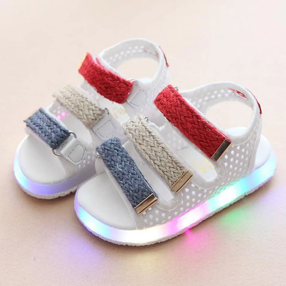 kids sandals Toddler Kids Sport Summer Boys Girls Baby Sandals LED