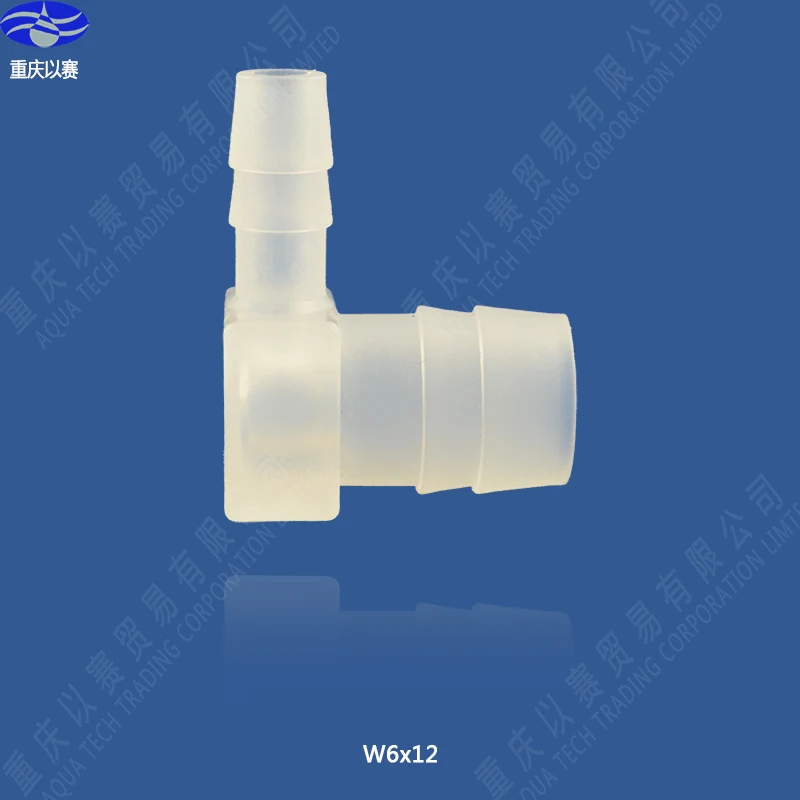 

12X6 plastic quick elbow joint,plastic elbow fittings for water supply,hose connector,tube fittings