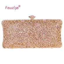 Fawziya Luxus Handtasche Bling Blume Geldbörsen Mit Strass Clutch Abendtasche