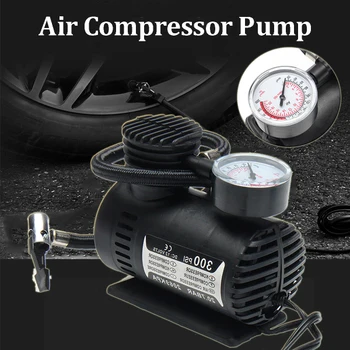 

1pcs Air Compressor Pump Eequipped with pressure gauge easy to control inflatable air pressure