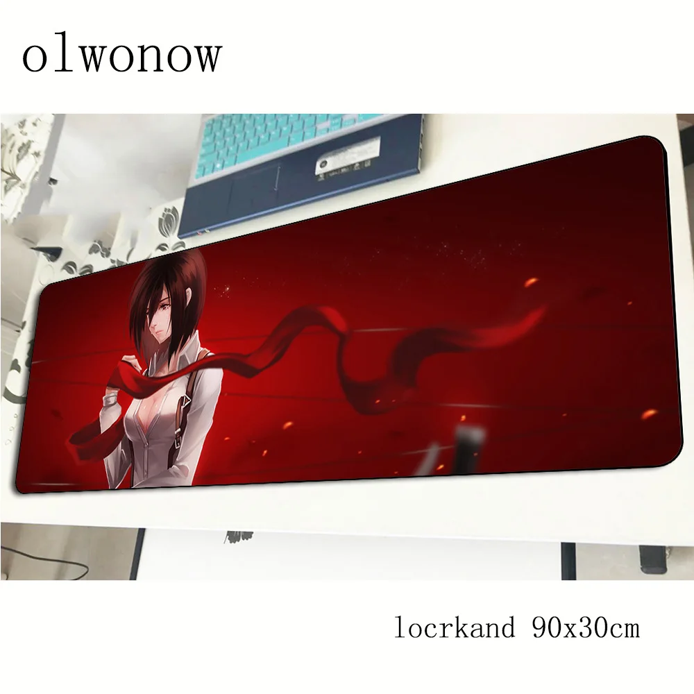 Игровой коврик для мыши атака на Титанов 900x300x2 мм|Коврики мышей| |