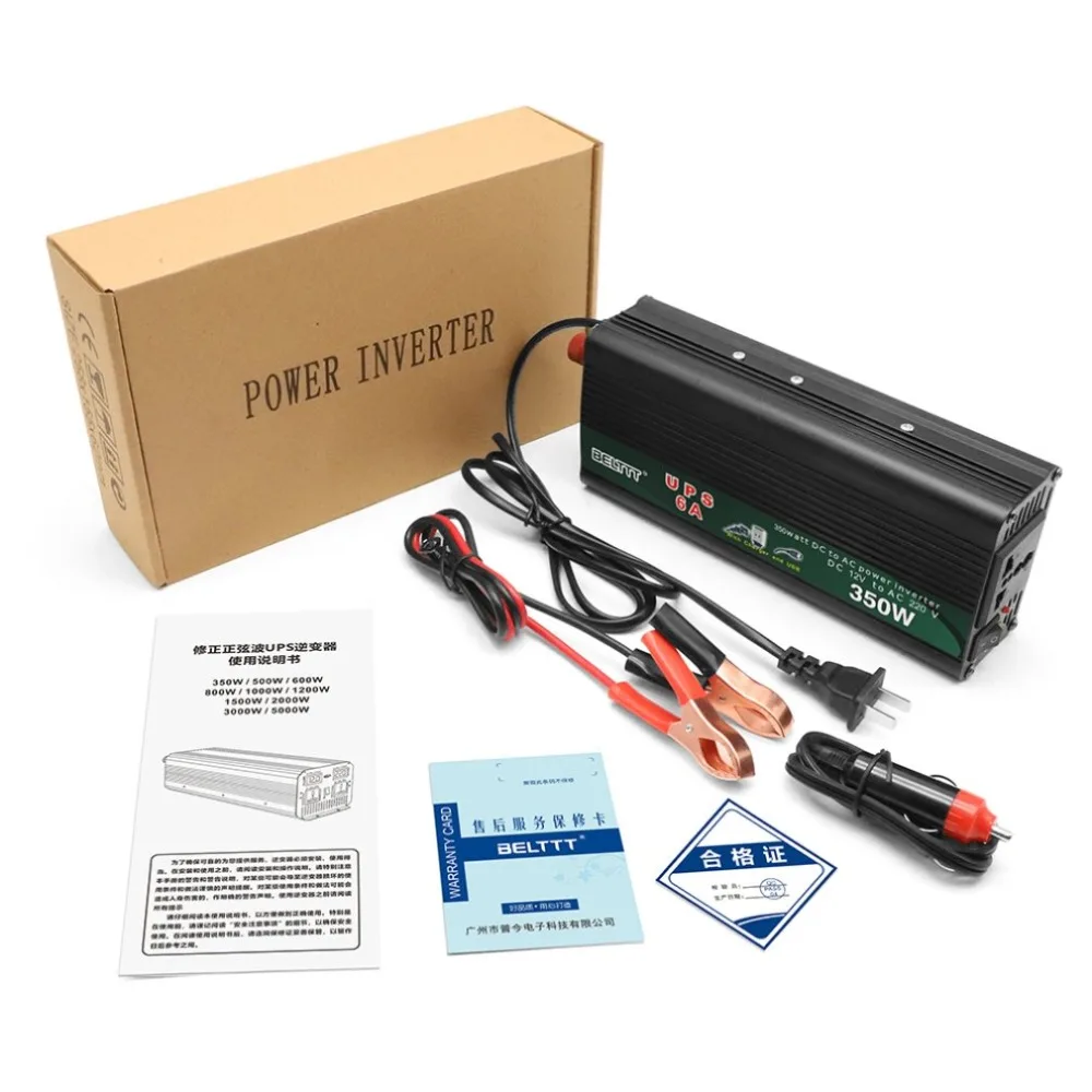 

12V to 220V BEU350L 350W Portable Car Vehicle Power Inverter Practical Converter Mini Transformer Car Charger
