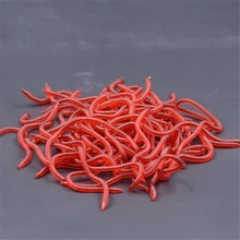 2016 New 10pcs big earthworm realistic high-quality professional fishing tackle bait soft bait bait fishing tool