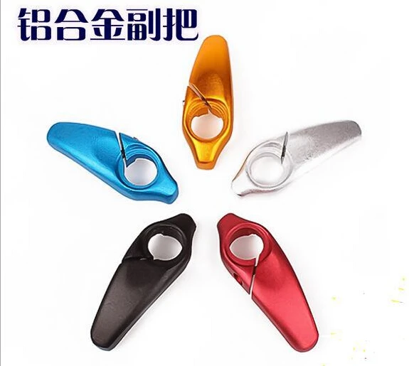 

Q03 Free shipping hot sale cycling aluminum unibody mountain bike Handlebar bicycle handle bar ends Can lock horns