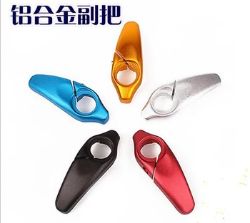 

Q03 Free shipping hot sale cycling aluminum unibody mountain bike Handlebar bicycle handle bar ends Can lock horns