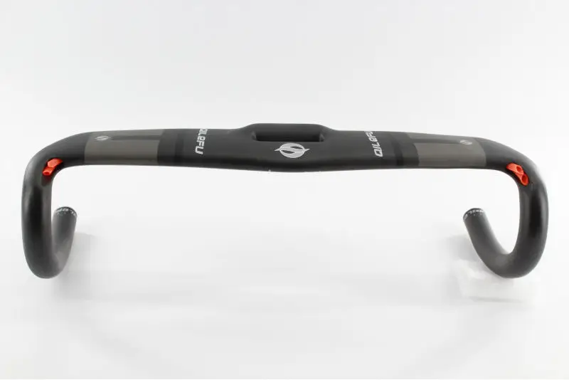 Новый серый qilefu дорога гоночный велосипед матовая UD Полный углеродного волокна велосипеда руль Внутренний кабель 31.8*400/420 /440 мм части