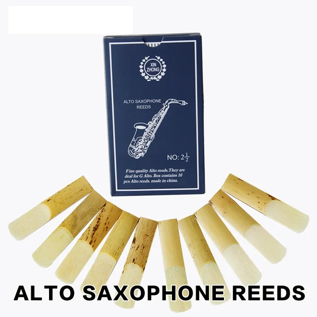 XINZHONG 2 1/2 G Alto / Bb Tenor / Bb Soprano Sax Saxophone Reeds for your choice 10pcs/box