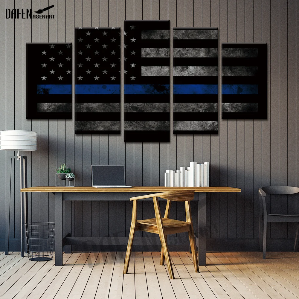 Wall Art HD Multi color Stripe Picture Canvas Painting Modern for Living Room Home Bathroom Decor Artwork Framed wall poster | Дом и сад