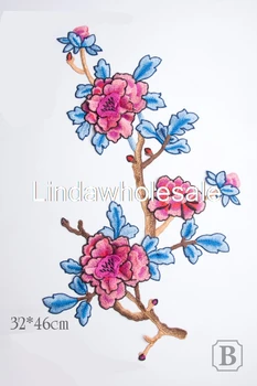 

Good quality applique embroidery flower patches,Clothes accessories Patch Stickers