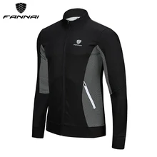 FANNAI Men Running Jackets Pullover Fitness Gym Sportswear Night Reflective Long Sleeve Jacket Sports Training Sports T-shirt lantech men hot sweat jacket running jacket sports sportswear sauna run training fitness exercise gym jacket clothes long sleeve