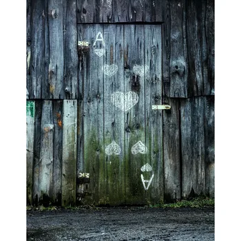 

Vinyl Photography Background Computed Printed Vintage Wooden Door Children Backdrops for Photo Studio S-2206