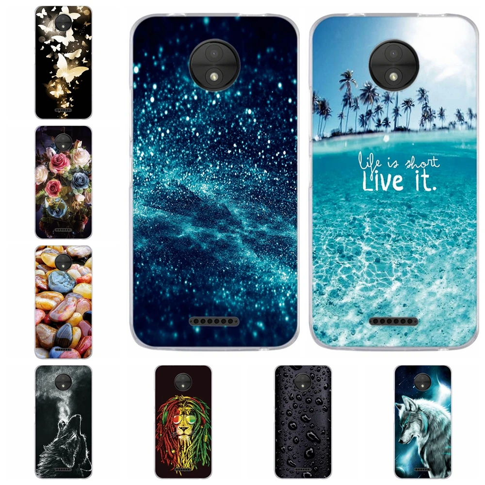 

Cover For Motorola Moto C Phone Case Soft Silicon TPU Back Cover For Funda Motorola Moto C XT1750 XT1754 Case 5.0" For Moto C