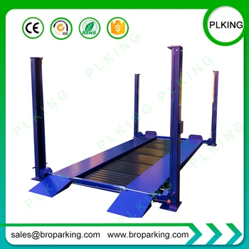 

4 Post Car Service Lift Platform With Hydraulic Vehicle Lift