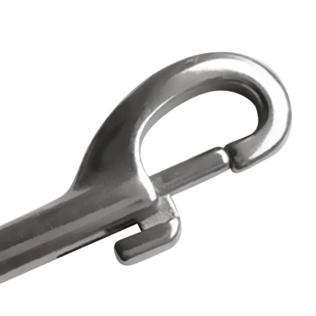Scuba Diving Dive Diver 316 Stainless Steel Single Ended Bolt Snap Hook Clip with Key Holder Keyring
