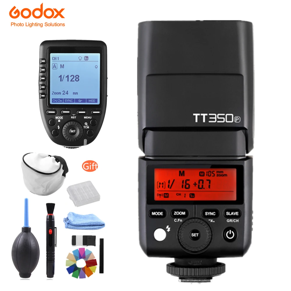 

In Stock! GODOX Mini TT350P TT350 TTL HSS 2.4GHz Wireless Flash XPro-P Trigger for Pentax 645Z K-3II K-1 KP K-50 K-S2 K70 Camera