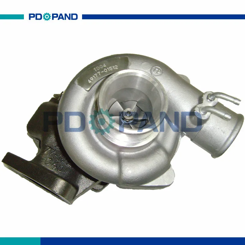 TD04 turbo charger kit turbocharger part 49177-01512 MD194841 supercharger compressor for Mitsubishi L200 L300 Pajero Shogun Delica 2.5L 4D56 diesel engine 2477cc