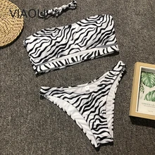 Новинка, стринги, бикини, купальник, сексуальный, Зебра, в черно-белую полоску, с принтом, Раздельный купальник, Европа, купальник для женщин, бикини