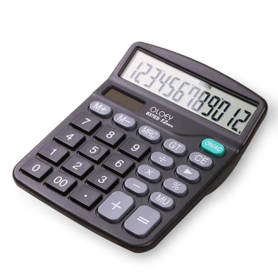 

12 bits Digit Large Screen Calculator for family or commercial Financial Accounting