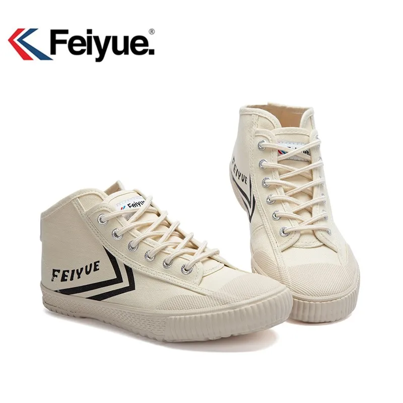 Feiyue/Новинка; обувь Delta Mid Felo; высокие кроссовки для боевых искусств; KungFu; классическая парусиновая обувь